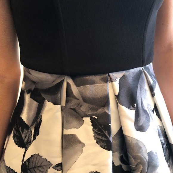 Speechless Strapless Black & White High-Low Prom/Evening Gown/Dress - Picture 6 of 9